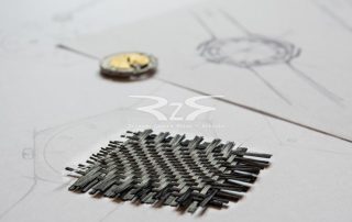 Carbon fiber watch movement