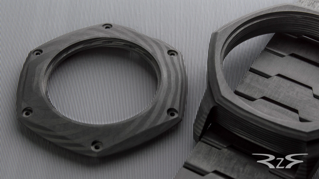 Carbon fiber watch parts